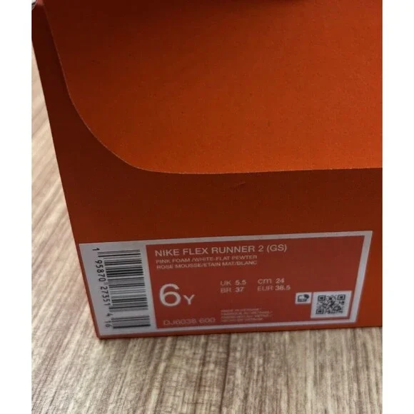 Nike Flex Runner 2 Road Running shoes Pink Foam size 6 Y Or Womens 7.5 Sneakers - Picture 10 of 10